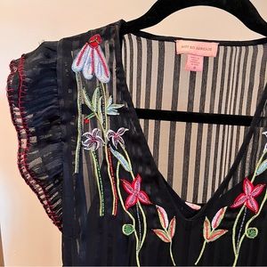 Anthropologie Beaded Wedding Guest Dress